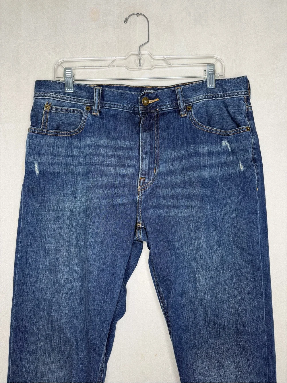 J.CREW / The Sutton medium wash straight leg flex jeans G8787 / 34x34